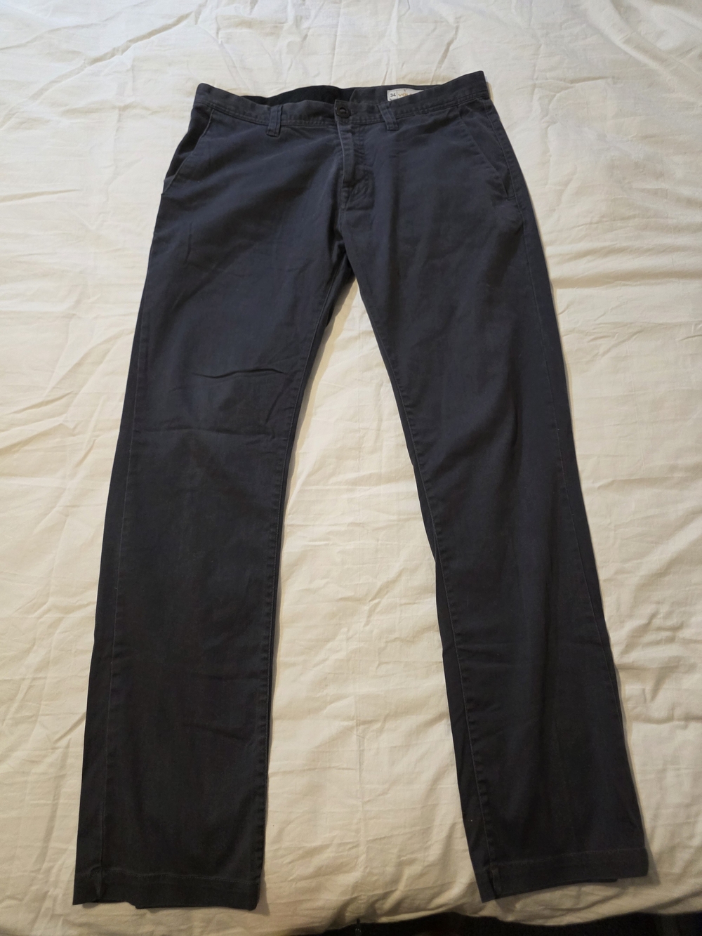 Volcom Men's Straight Leg Jeans in Dark Gray 34/32